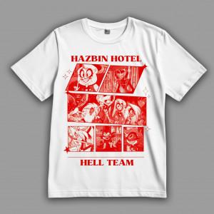 Футболка Hazbin Hotel Hell Team