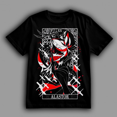 Футболка Отель Хазбин. Аластор "Радио-демон"