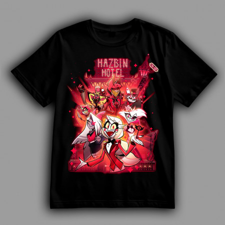 Футболка Отель Хазбин. Счастливый отель Чарли