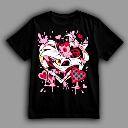 Футболка Отель Хазбин. Энджел Даст и Толстый Наггетс