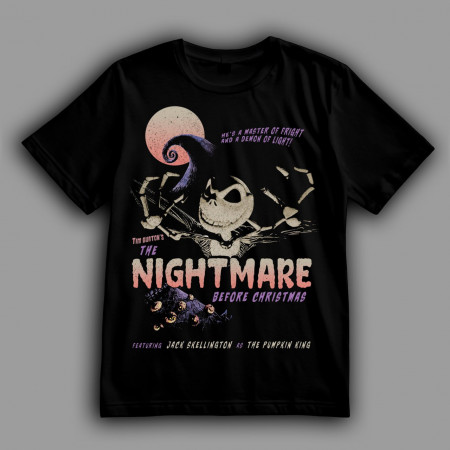 Футболка Кошмар перед Рождеством. В роли Тыквенного Короля — Джек Скеллингтон