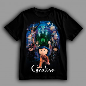 Футболка постер Коралина в Стране Кошмаров