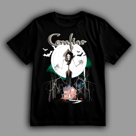 Футболка Коралина в Стране Кошмаров. Другая Мать королева Розового дворца