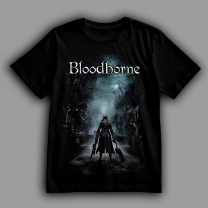 Футболка Bloodborne. Мисливець на шляху в Ярнам