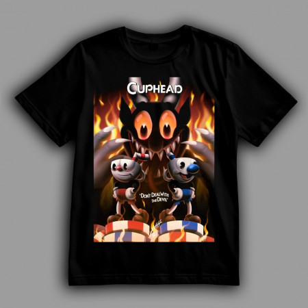 Футболка Cuphead. Не имей дел с Дьяволом