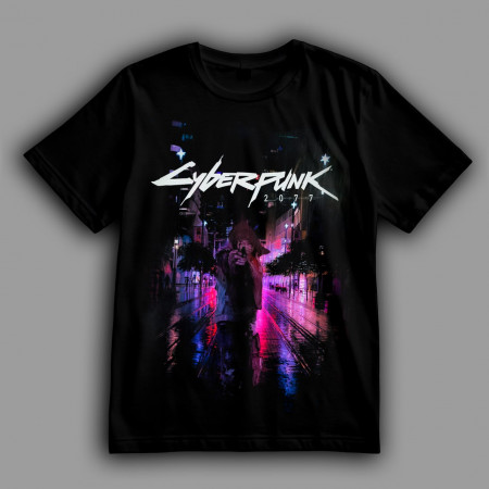 Футболка Cyberpunk 2077. Найт-Сити меняет всех
