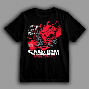 Футболка Cyberpunk 2077. We have a city to burn