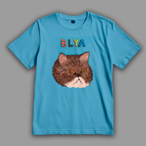 Футболка Матерный котик Blya