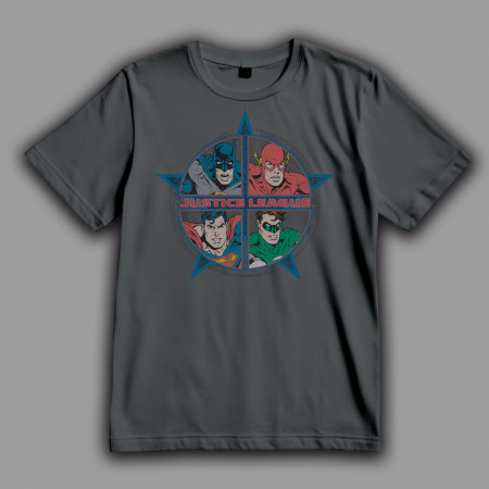 Футболка Лига справедливости, как у Шелдона Купера из "Теории большого взрыва"