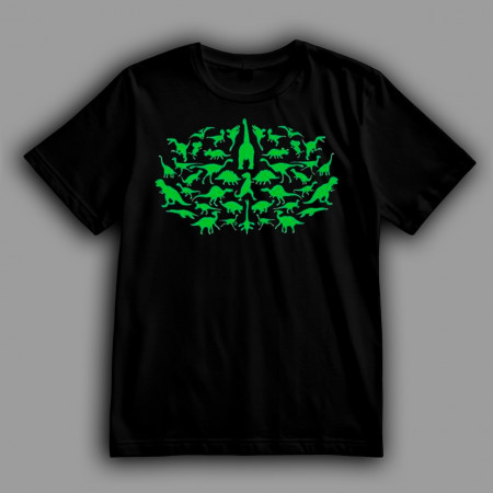 Футболка с динозаврами, как у Шелдона Купера из "Теории большого взрыва"