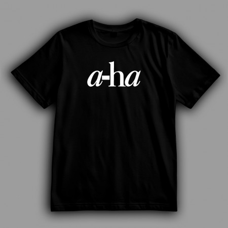 Футболка логотип A-ha
