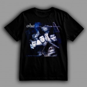Футболка A-ha. Обложка третьего студийного альбома "Stay on These Roads"