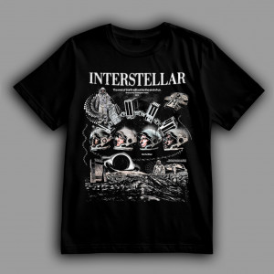 Футболка Interstellar. The end of Earth will not be the end of us