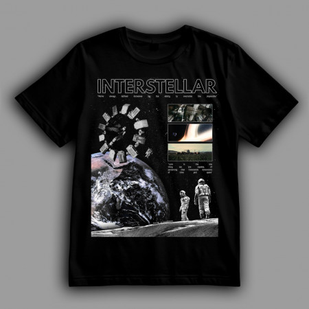 Футболка Інтерстеллар. Ми завжди визначали себе здатністю долати неможливе