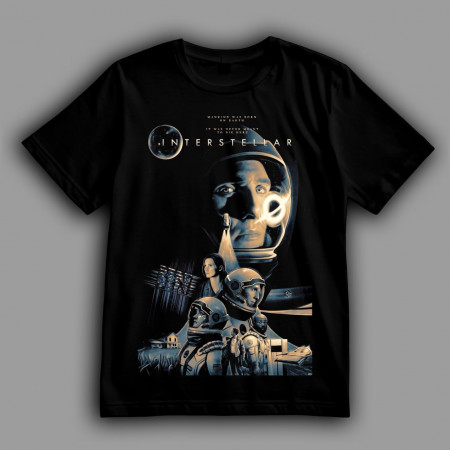 Футболка Інтерстеллар. Людство було народжене Землі. Йому не судилося тут померти