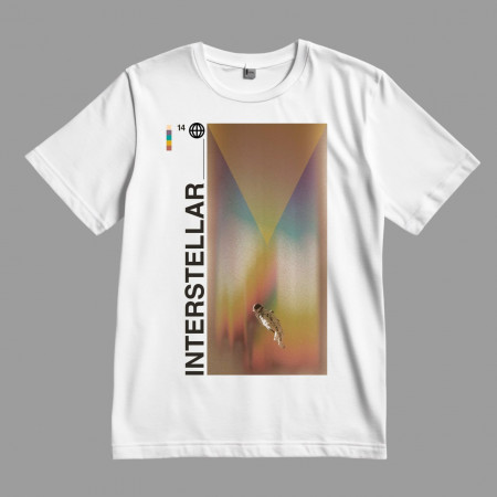 Футболка Інтерстеллар. Не йди смиренно в сутінки вічної темряви