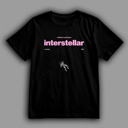Футболка Interstellar. A father's way home