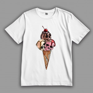 Футболка Мороженное с черепами