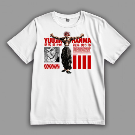 Футболка Боец Баки. Юдзиро "Огр" Ханма 