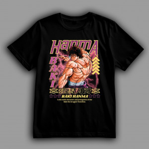 Футболка Боец Баки. Баки Ханма