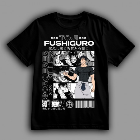 Футболка Магическая битва. Тодзи Фусигуро