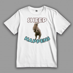 Футболка Sheep happens