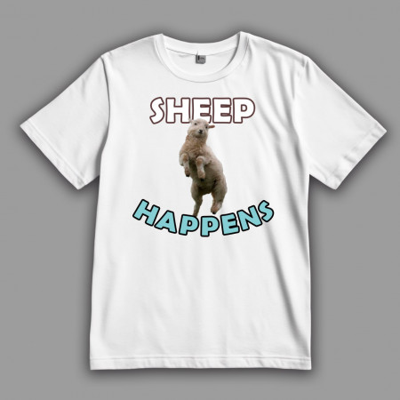 Футболка Sheep happens