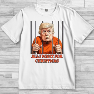 Футболка All I want for Christmas Donald John Trump