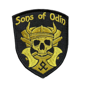 Шеврон 142 "Sons of Odin" Сини Одіна Шеврон 142 "Sons of Odin" Сини Одіна