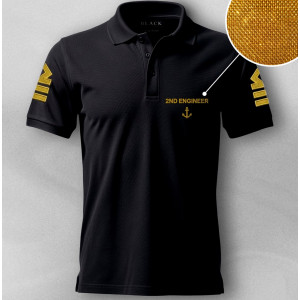 Футболка-поло с вышивкой 2nd Engineer