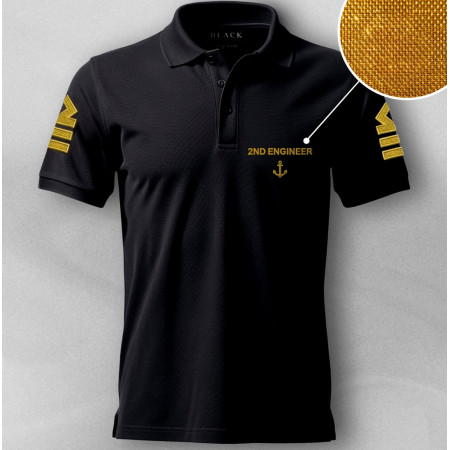 Футболка-поло с вышивкой 2nd Engineer