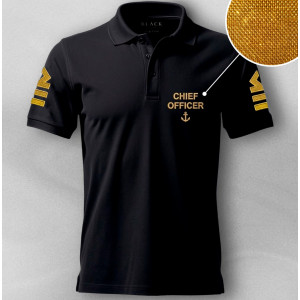 Футболка-поло с вышивкой Chief Officer