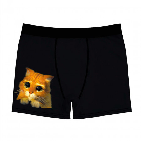 Чоловічі труси Кіт зі Шрека з бавовни