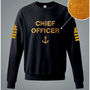 Свитшот с вышивкой Chief Officer