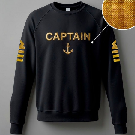 Свитшот с вышивкой Captain