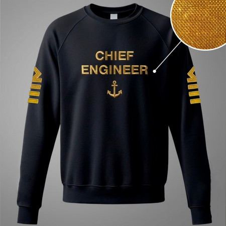 Світшот з вишивкою Chief Engineer