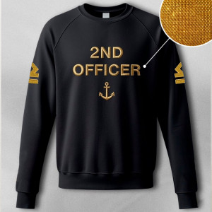 Свитшот с вышивкой 2nd Officer