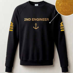 Свитшот с вышивкой 2nd-engineer