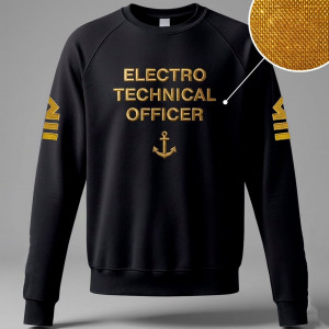 Свитшот с вышивкой Electro-Technical Officer
