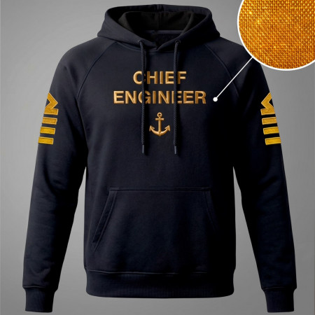 Худи с вышивкой Chief Engineer