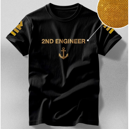 Футболка с вышивкой 2nd Engineer