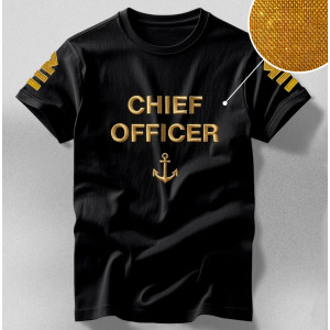 Футболка с вышивкой Chief Officer