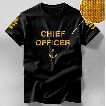 Футболка с вышивкой Chief Officer