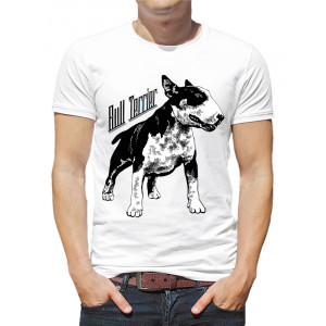 Мужская футболка Bull terrier