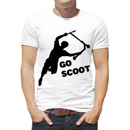 Мужская футболка Go Scoot из хлопка
