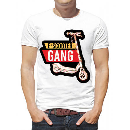 Мужская футболка E-Scooter Gang из хлопка