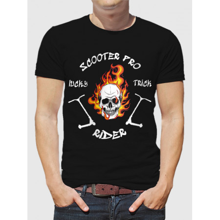 Мужская футболка Scooter pro rider из хлопка