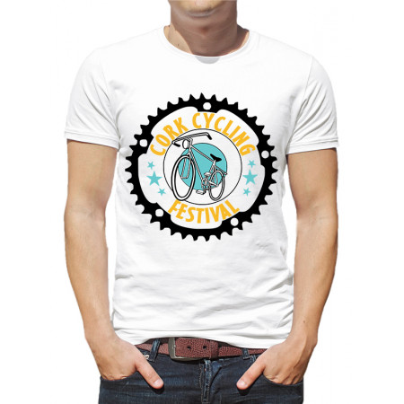 Мужская футболка Corn Cycling Festival из хлопка