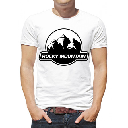 Мужская футболка "Rocky mountain" из хлопка