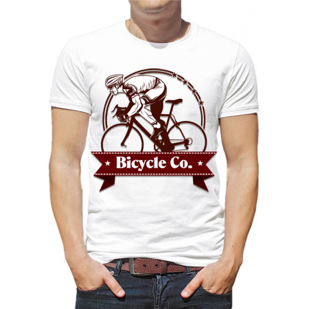 Мужская футболка "Bicycle Co" из хлопка